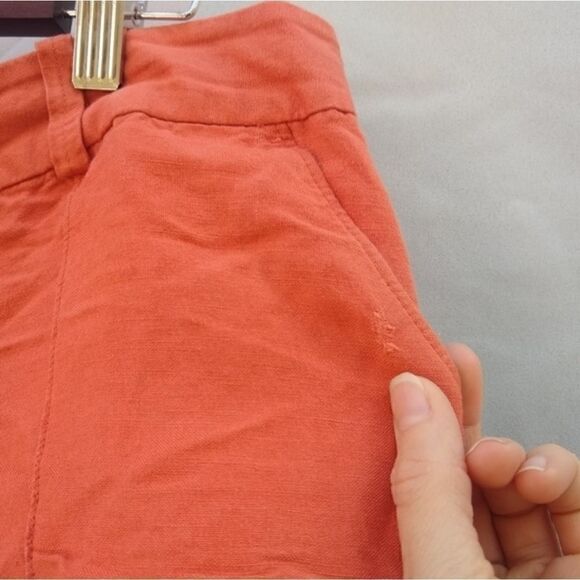 LOFT shorts coral orange size 10 short shorts summer spring warm weather - Picture 4 of 9